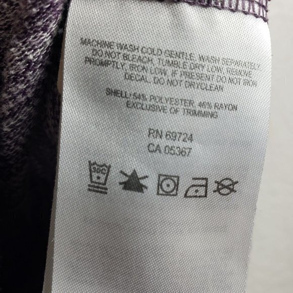 Columbia Women's Size Large Purple Lightweight Long‎ Sleeve Sweater - Picture 5 of 7